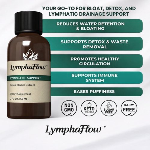 LymphaFlow Lymphatic Drainage Supplement